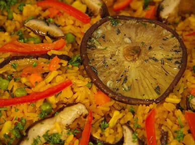 paella vegetariana